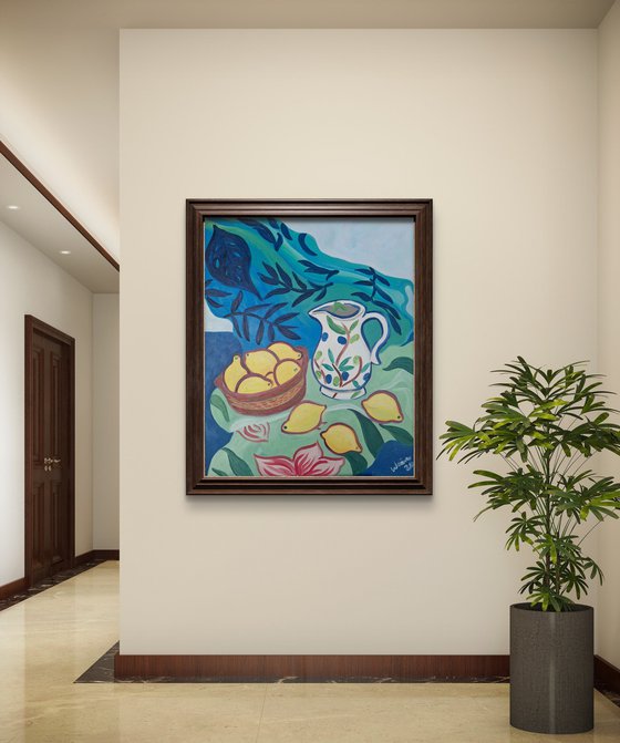 Still Life with Winter Lemons