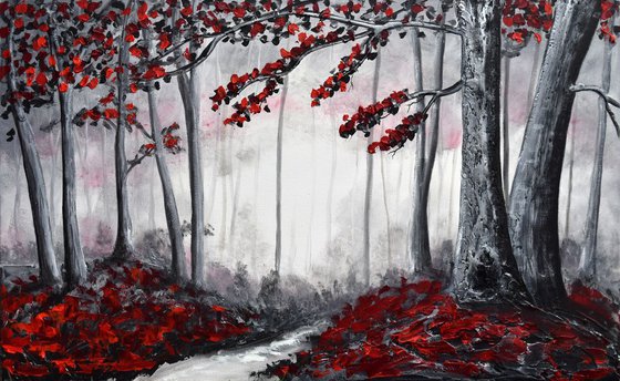 Red Blossom Forest