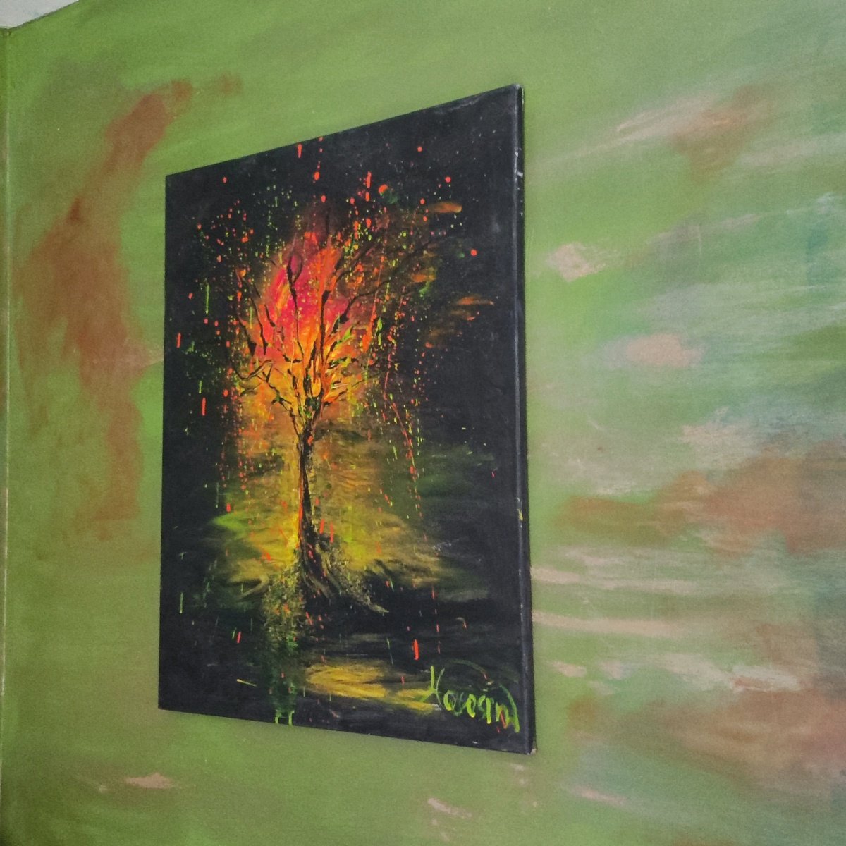 Magic Tree By Beata Harasim, 24 X 30, Artwork For Sale On Artfinder