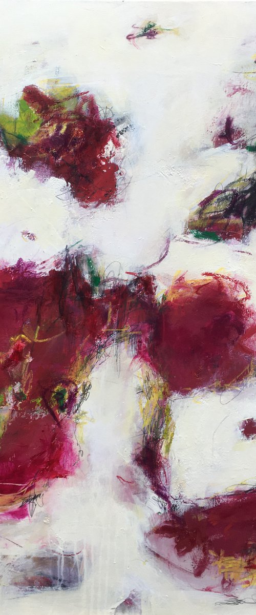 Remorse is Memory Awake - Large, contemporary painting by Angela  Dierks