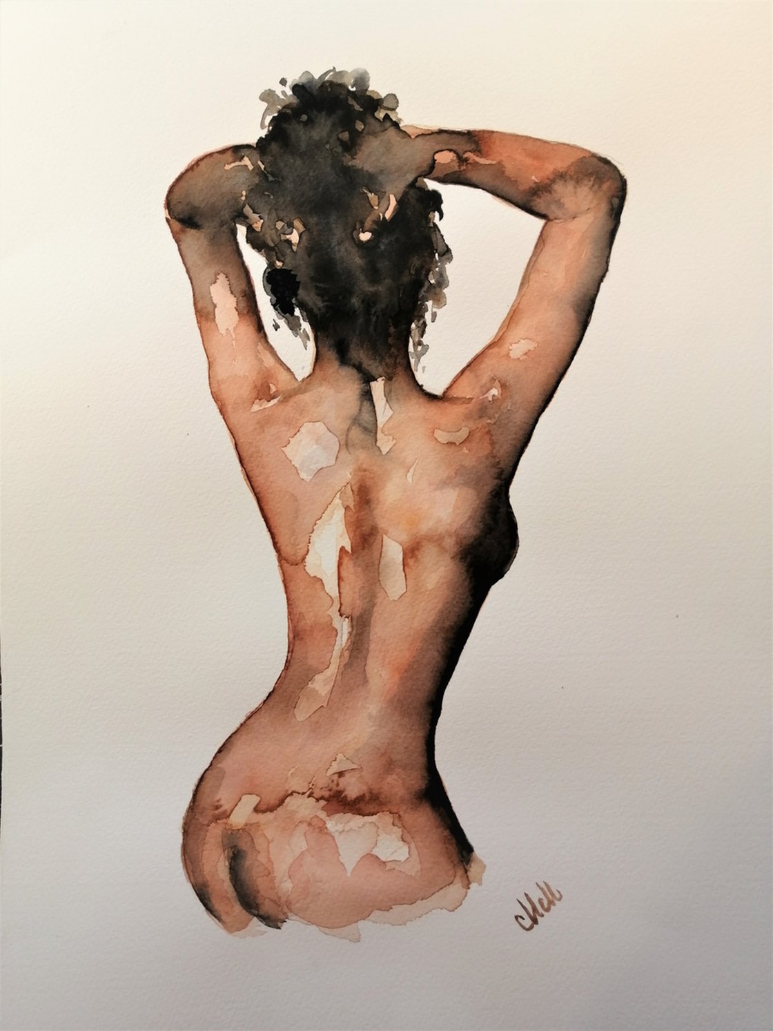 Premium Photo  Beautiful nude woman in aqua. naked female body in