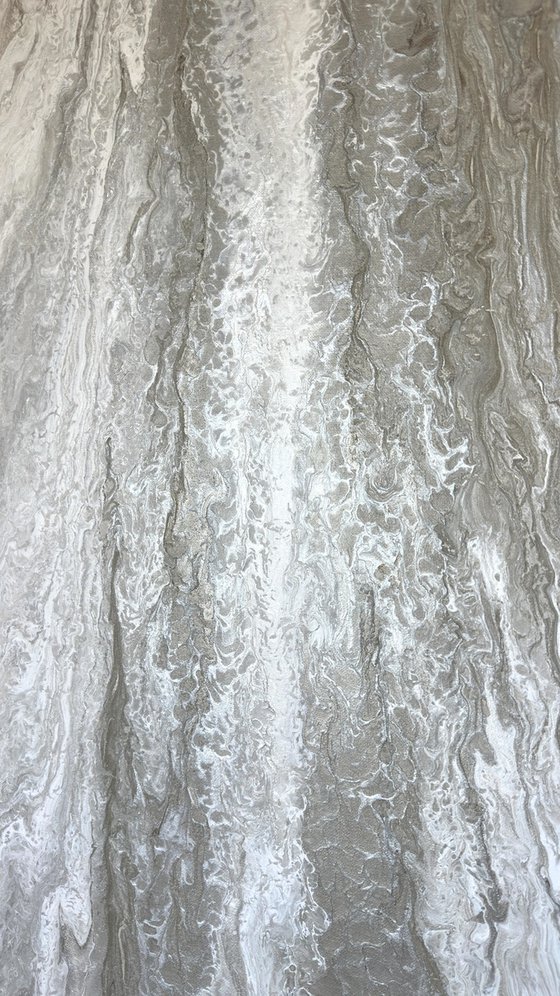 Voile — Neutral Abstract Diptych