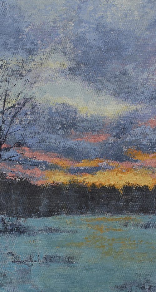 Snow Country Sunset by John Fleck