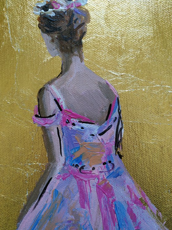 Backstage 7- Ballerina   Painting on Canvas