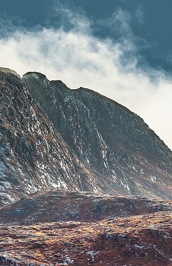 Derryveagh Mountains in County Donegal, Ireland - Landscape Art Photo