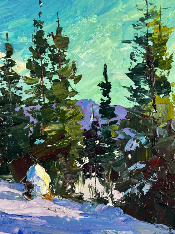 Winter In The Mountains
