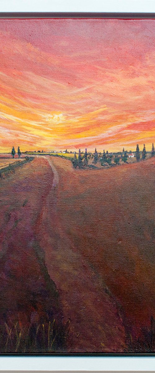 Burnt Tuscan Sun by Andrew Cottrell