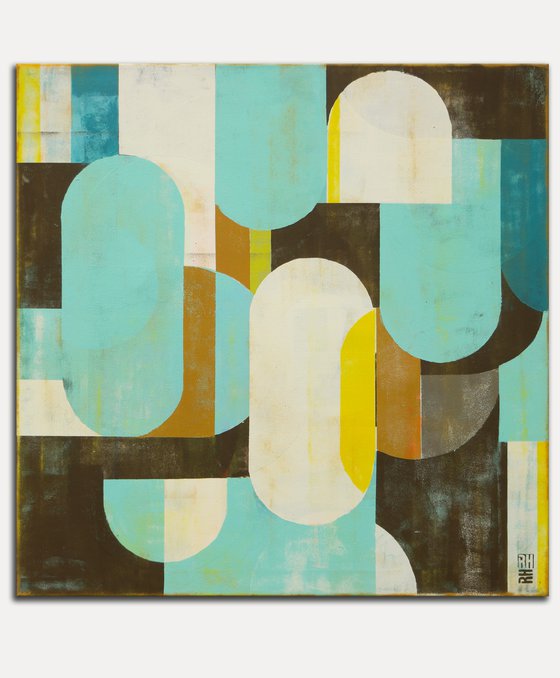 Traffic Turquoise & Brown