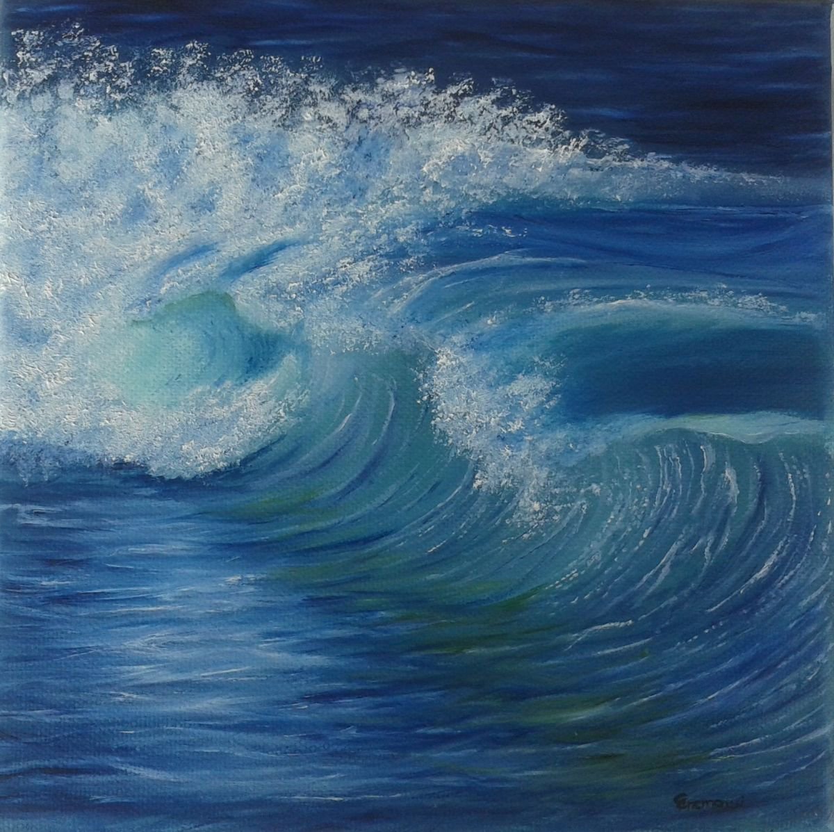 Wave #004 Painting by Gianluca Cremonesi | Artfinder