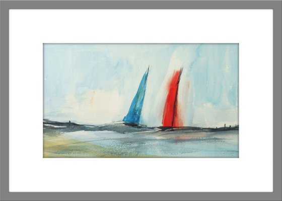 BLUE RED YACHTS, East Prawle, Devon, September 2018.