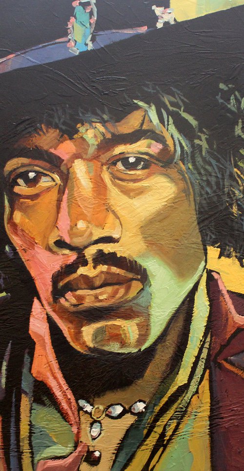Jimi Hendrix by Volodymyr Melnychuk