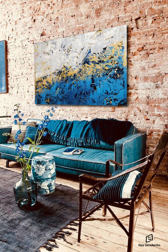 150x100cm. / abstract painting / Abstract 2224