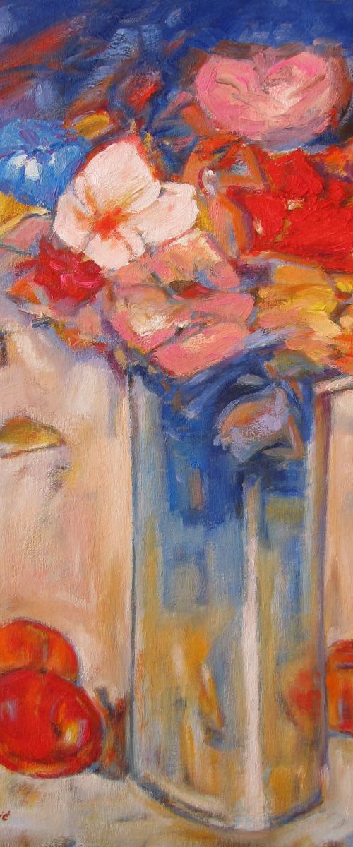 Flowers In A Vase by Srecko Kuzmanovic