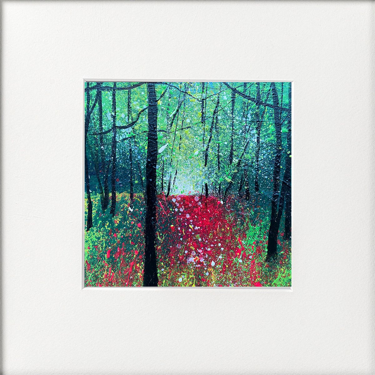 Seasons - Late Spring Woodland Foxglove Glade by Teresa Tanner