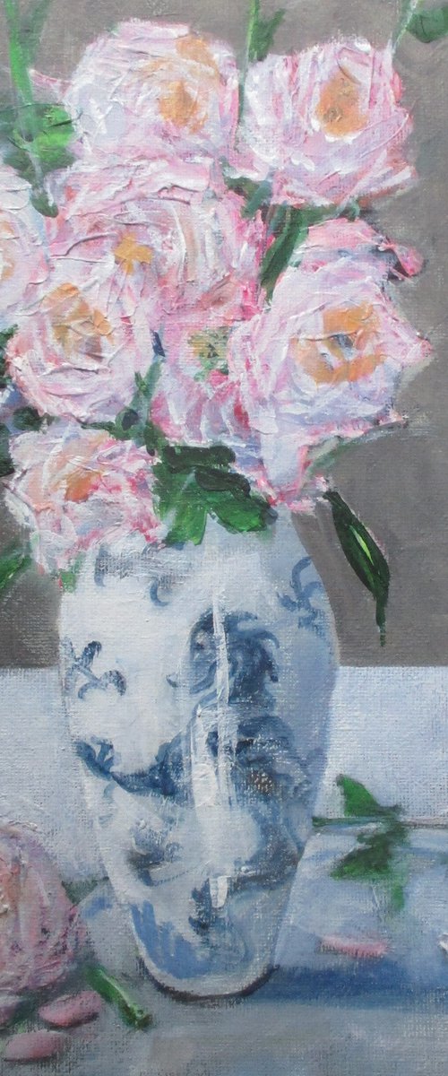 Still life with vase by Rosalind Roberts