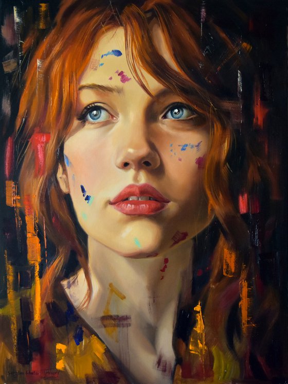 Contemporary woman portrait