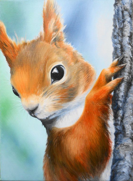 Squirrel #1 12x16