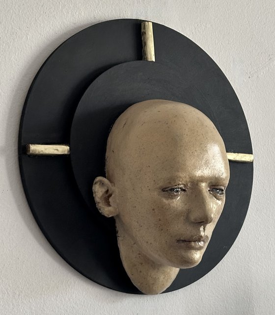 "Secular Halo" - Wall Ceramic Sculpture