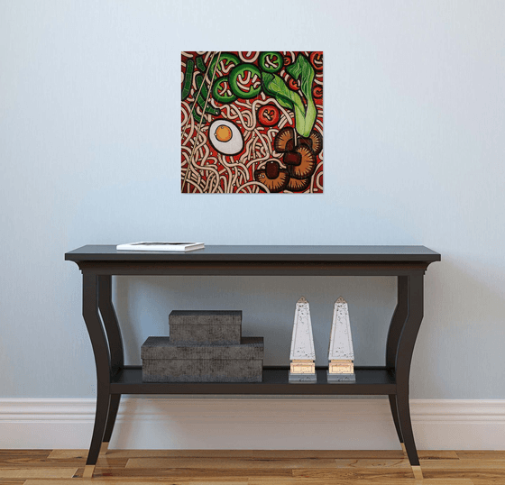 Ramen noodle vegetable
