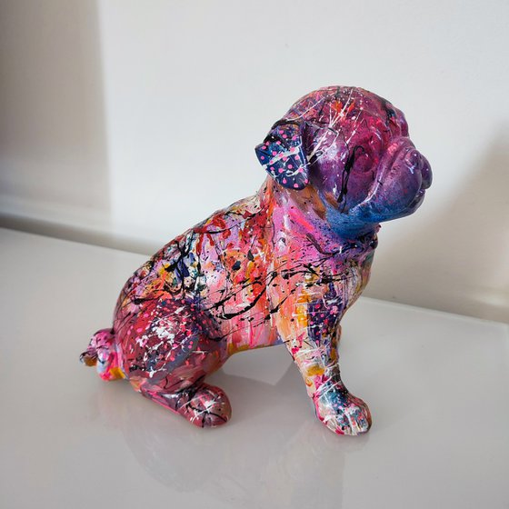 Dog art (bulldog)