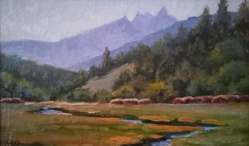 Sawtooth Summer - Oil Painting by Nancy Rynes