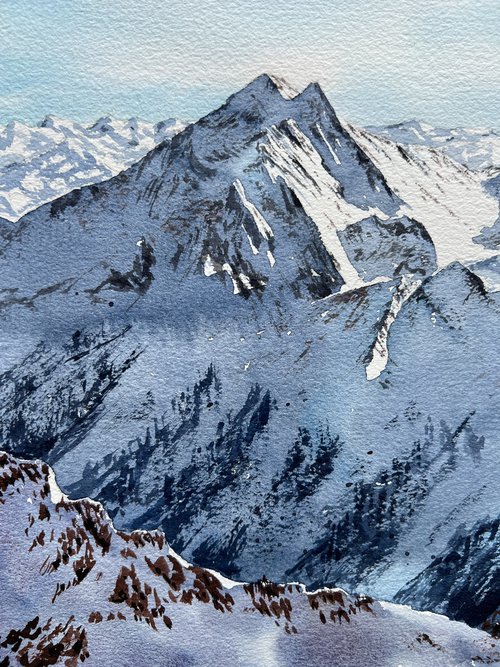 Mountains tops by Anna Zadorozhnaya