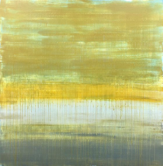 Mustard Haze (48x48in)