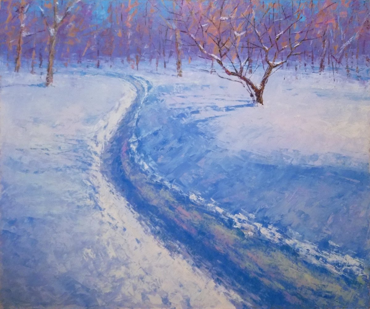Winter Trail, 50x60 cm by Vitalii Konoval