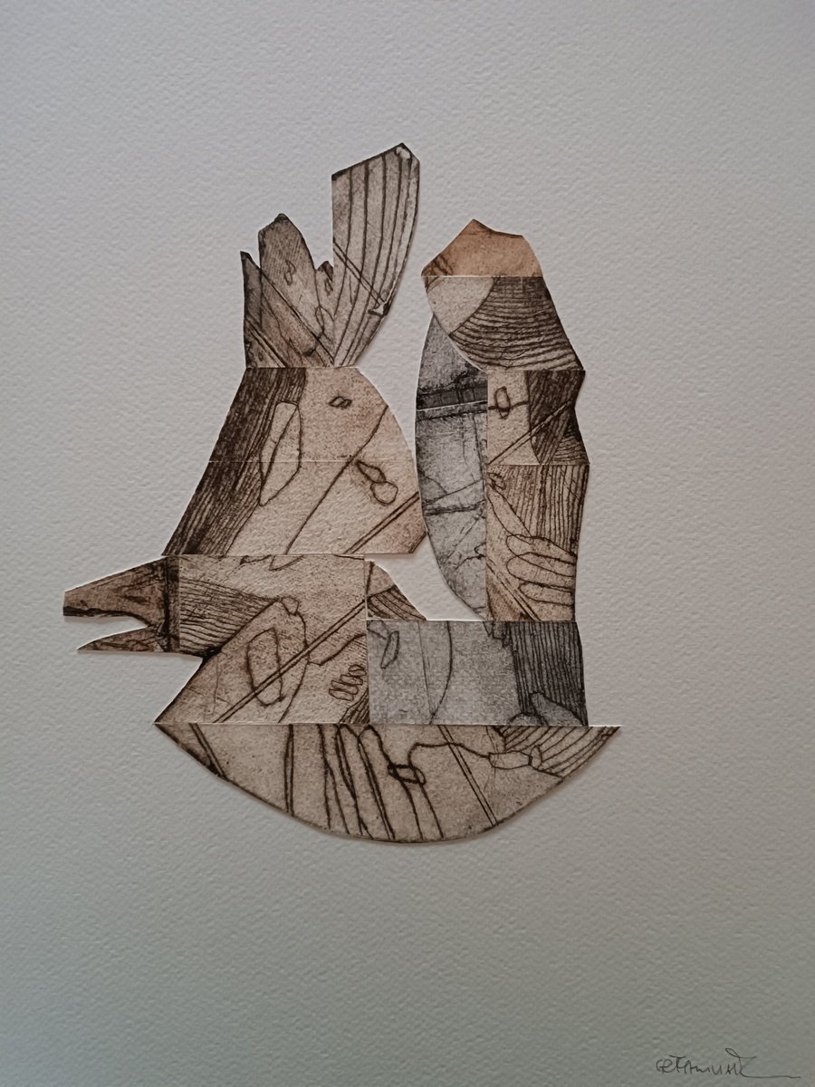 Organic Abstract Limited Edition Print By Isabellangela Germinario, 13 X 17, Forma 3.0, Original Artwork