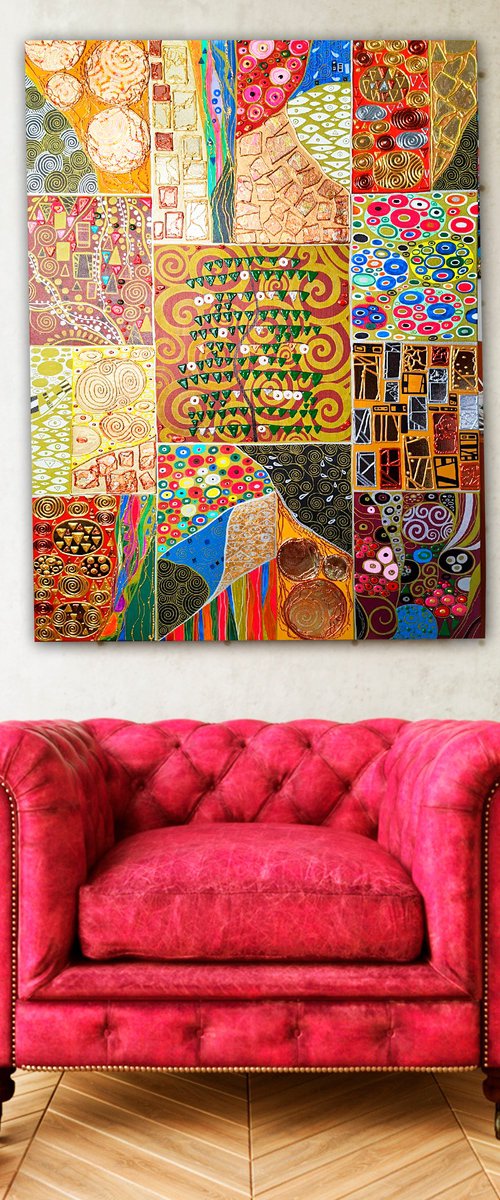 Tree of Life. Klimt abstract by BAST