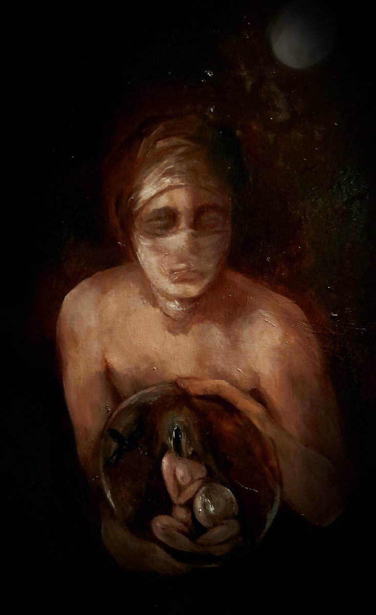 Portrait of Unknown No 1 by J Alexandra  Connor