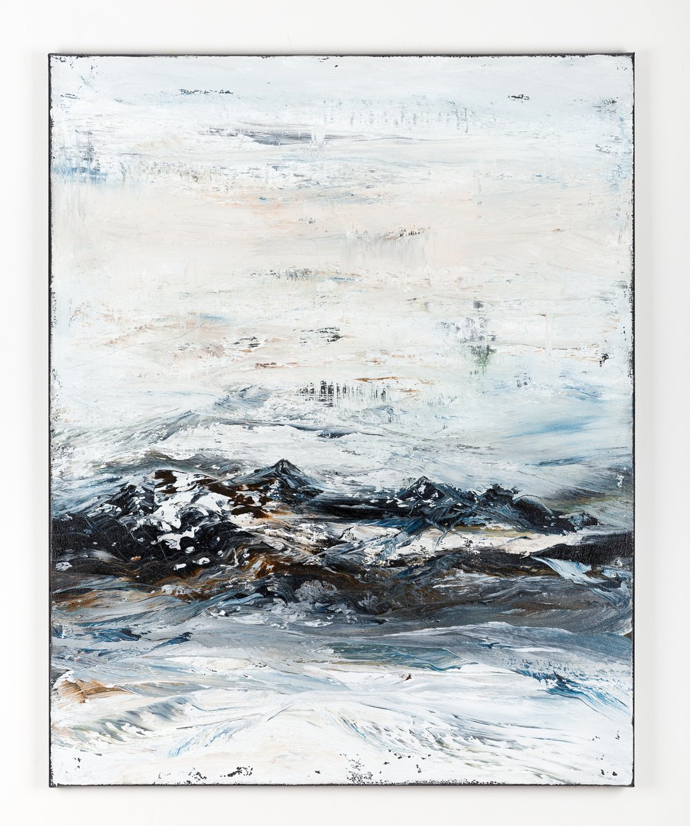 Abstract Acrylic Painting By Radek Smach, 31 X 39", Mp631, Original Artwork