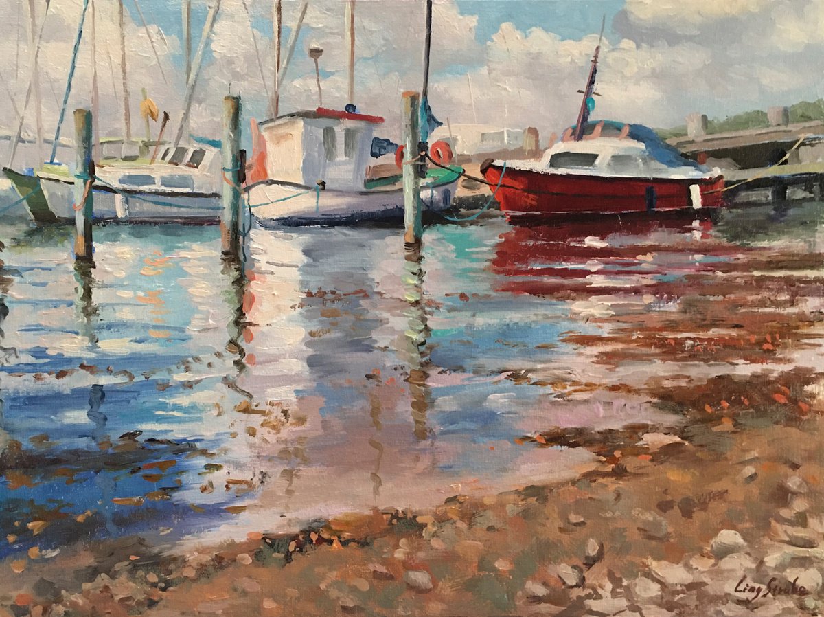 Quiet Reflection By Ling Strube, 16 X 12, Artwork For Sale On Artfinder