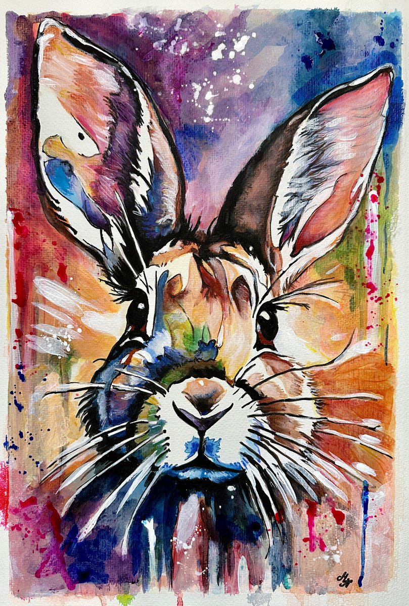 Abstract Rabbit by Misty Lady - M. Nierobisz