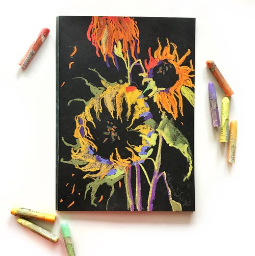 Sunflowers by Yuliia Pastukhova