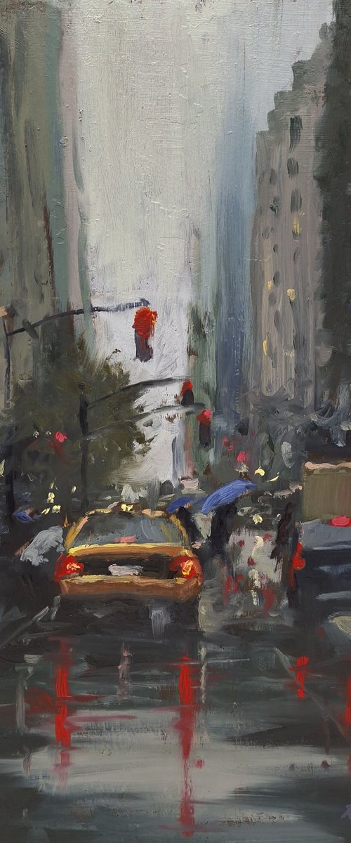 New York In The Rain by Robert Mee