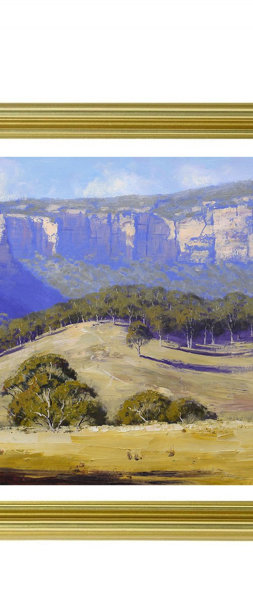 Blue Mountains Valley cliffs by Graham Gercken