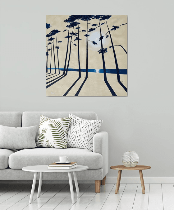 Cap Coz indigo 100x100