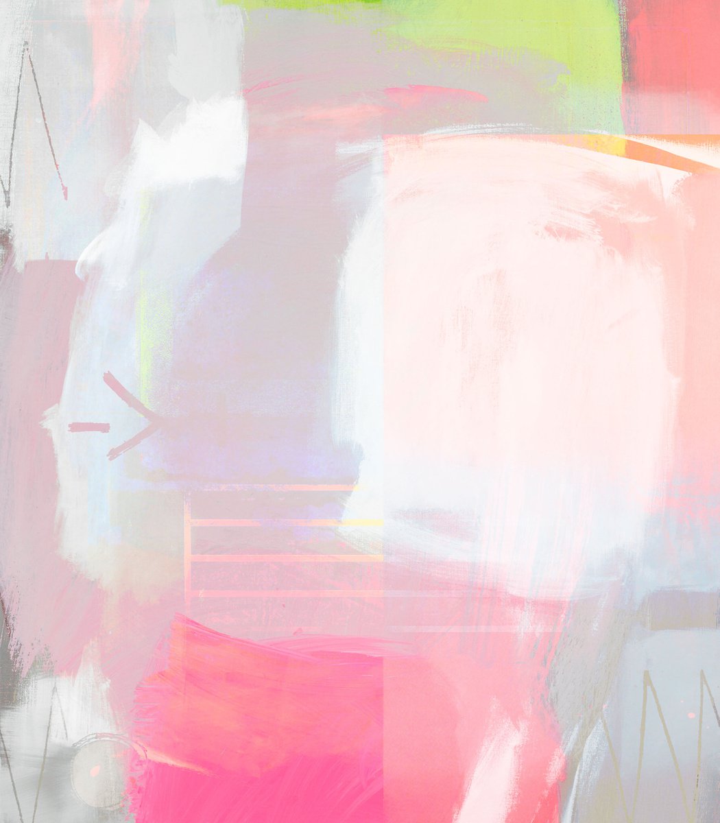 Abstract Print By The Most Active, 15 X 17", Feeling Free, Original Artwork