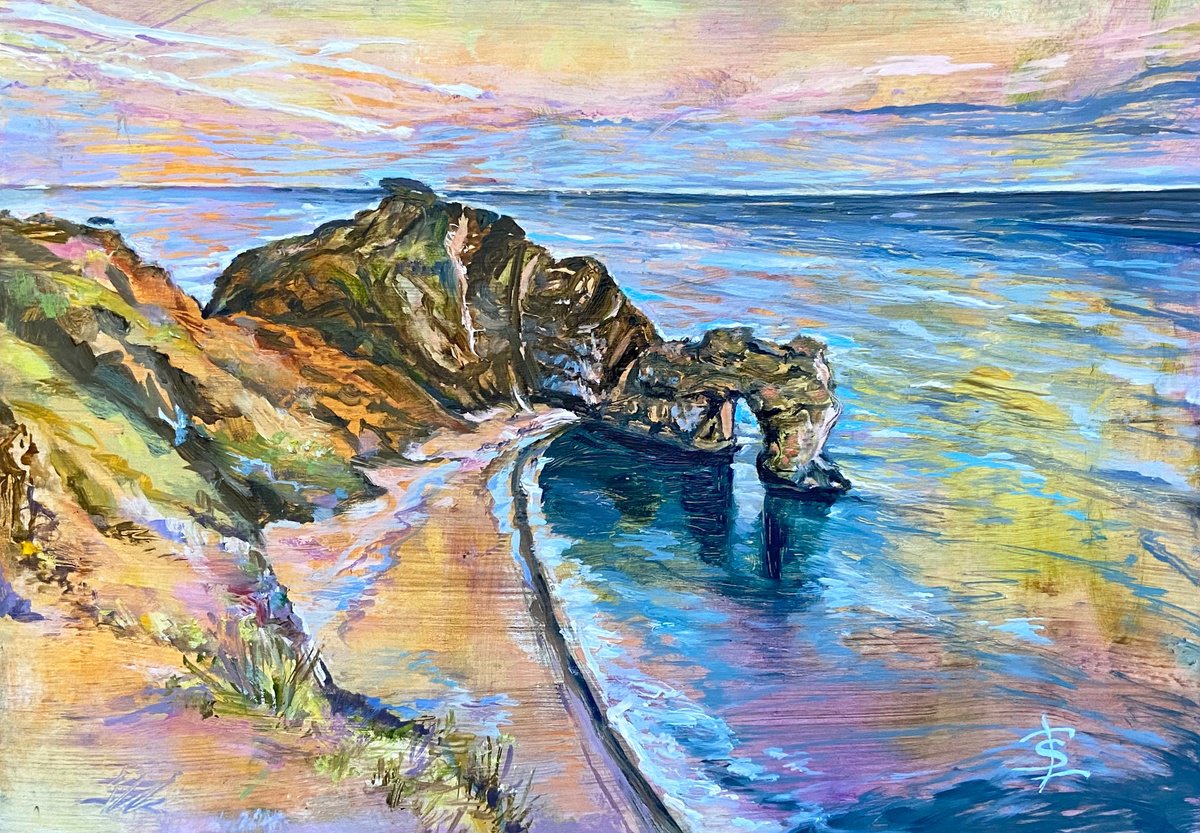 Durdle Door by Elvira Sesenina