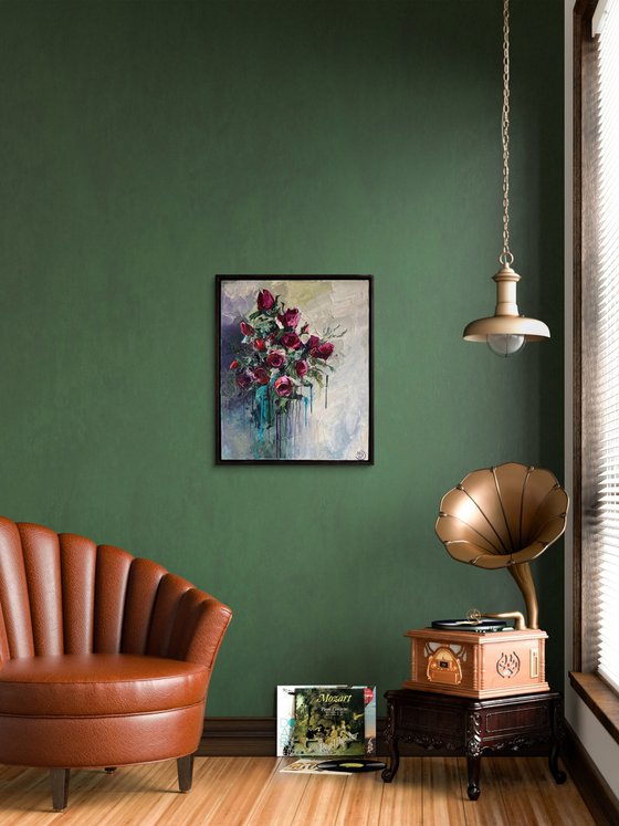 Flowing Roses II – Rose Bouquet