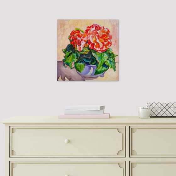 Begonia FRAMED