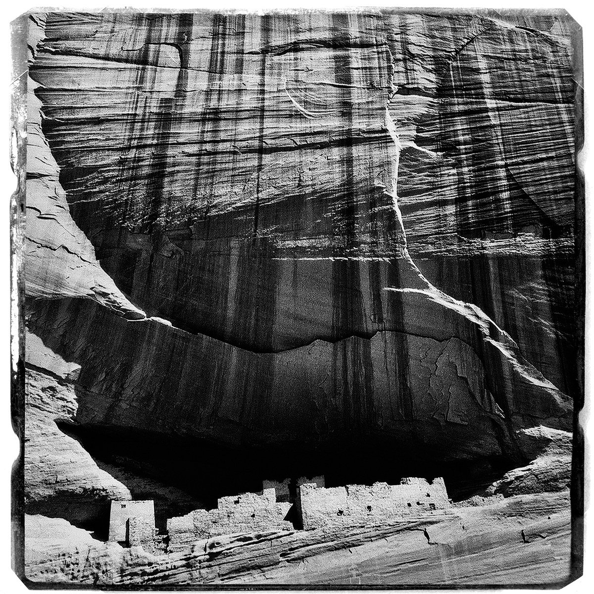 Photorealistic Landscape Photograph By Heike Bohnstengel, 12 X 12, Canyon De Chelly, Navajo, Original Artwork