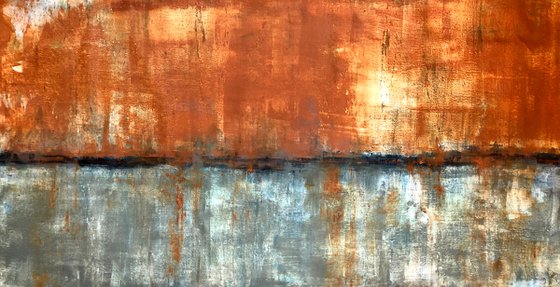 Rusted Concrete (80x42in)