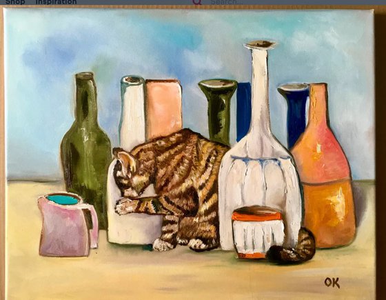 Troy The Cat and Giorgio