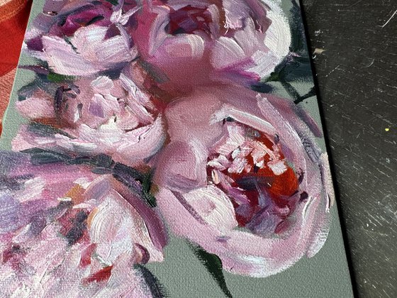 Peonie diptych