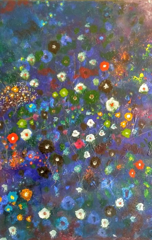 Ocean of flowers VIII by Alejos