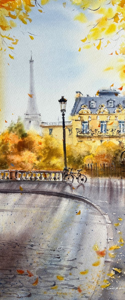 Autumn in Paris #2 by Eugenia Gorbacheva