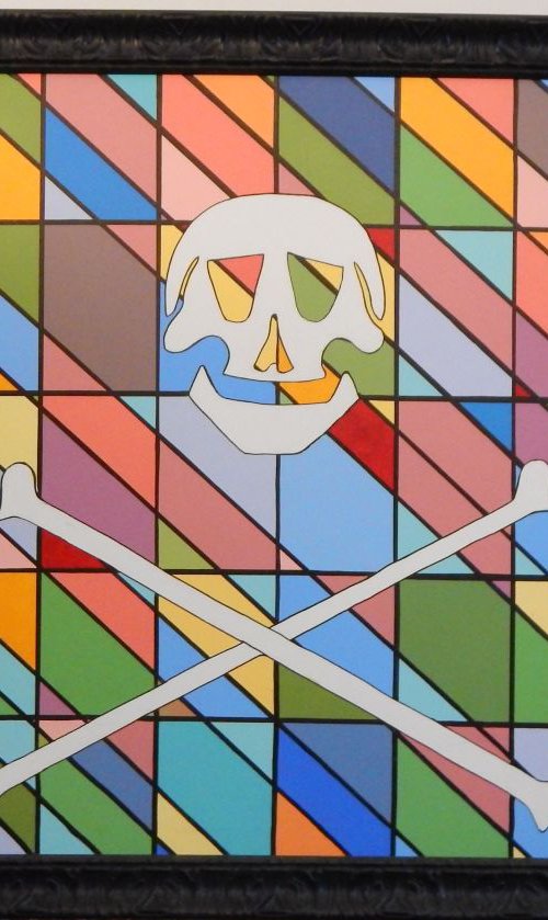 Pop Art No. 6 - Skull by Greg Beebe