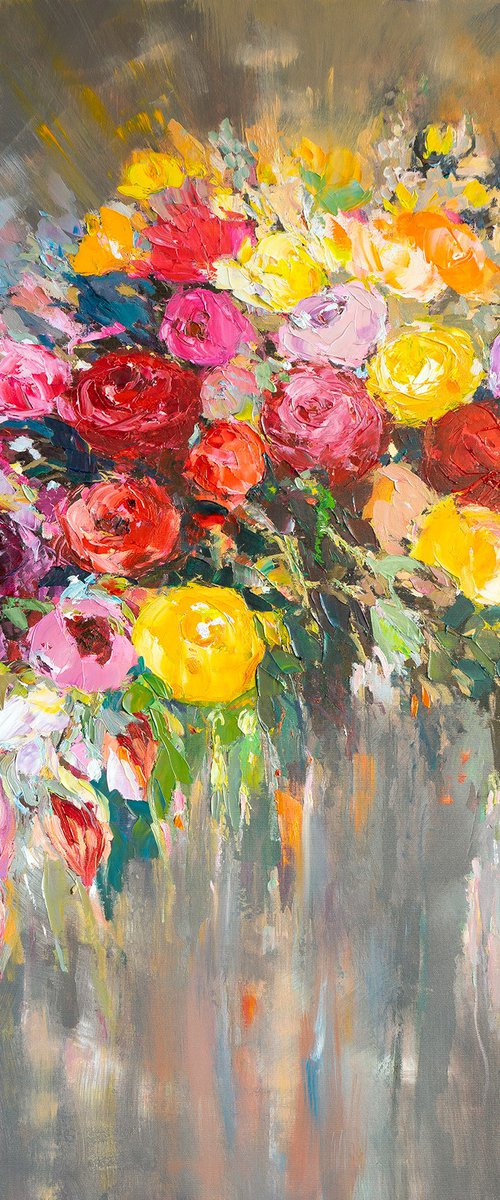 'Autumn Breeze Flowers' by Ewa Czarniecka